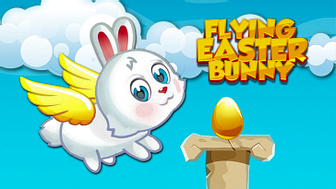 Flying Easter Bunny 2