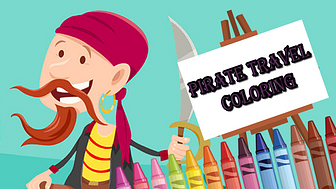 Pirate Travel Coloring