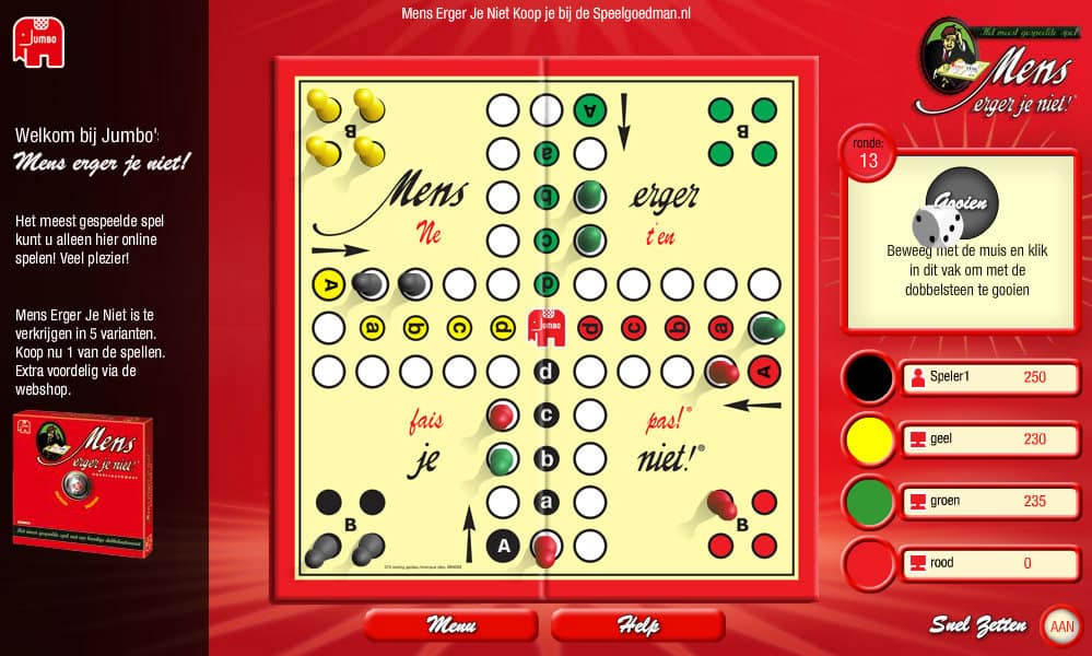 Mens Erger Je Niet original Gratis Online Spel FunnyGames Mens Erger Je Niet original Gratis Online Spel FunnyGames