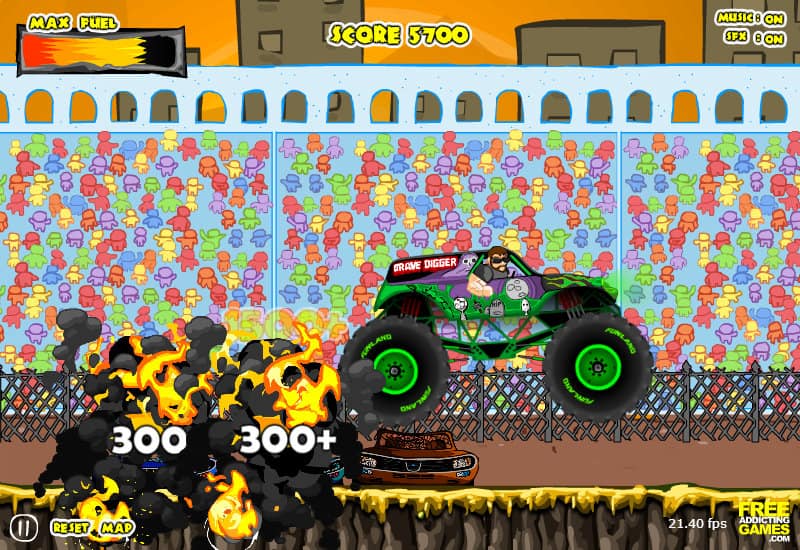 Monster Truck Zombie Crusher Gratis Online Spel FunnyGames