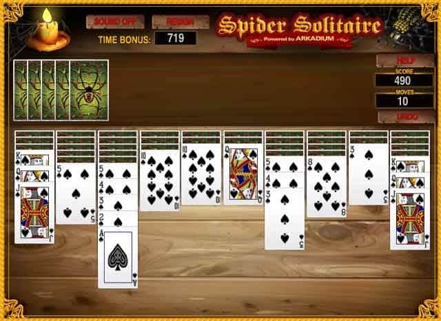 microsoft solitaire collection spider 4 suits