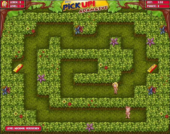 Adam & Eva Doolhof Gratis Online Spel FunnyGames