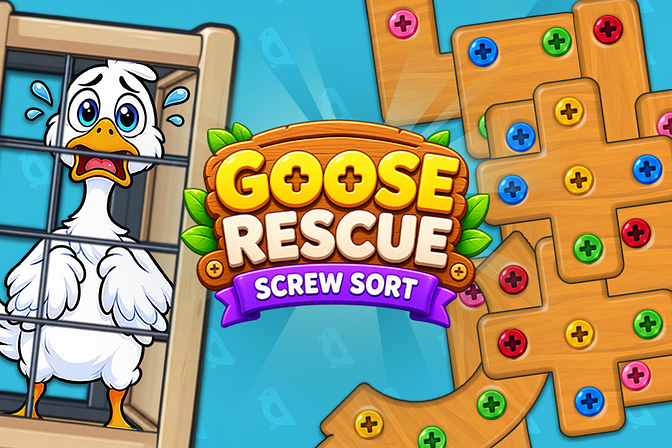 Goose Rescue: Screw Sort