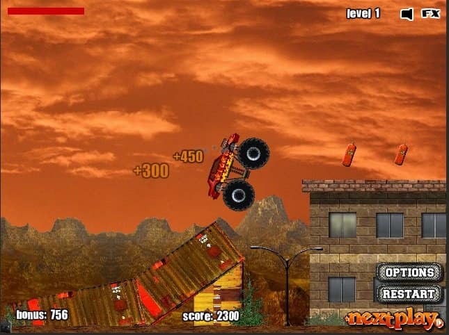 Monster Truck Demolisher - Gratis Online Spel | FunnyGames